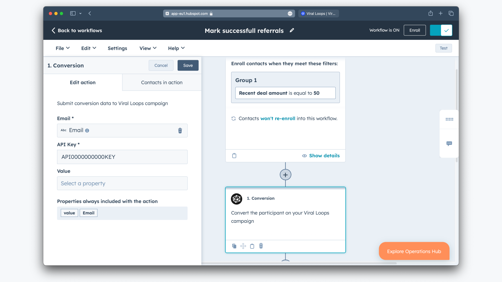 Convert campaign participants using HubSpot Automations