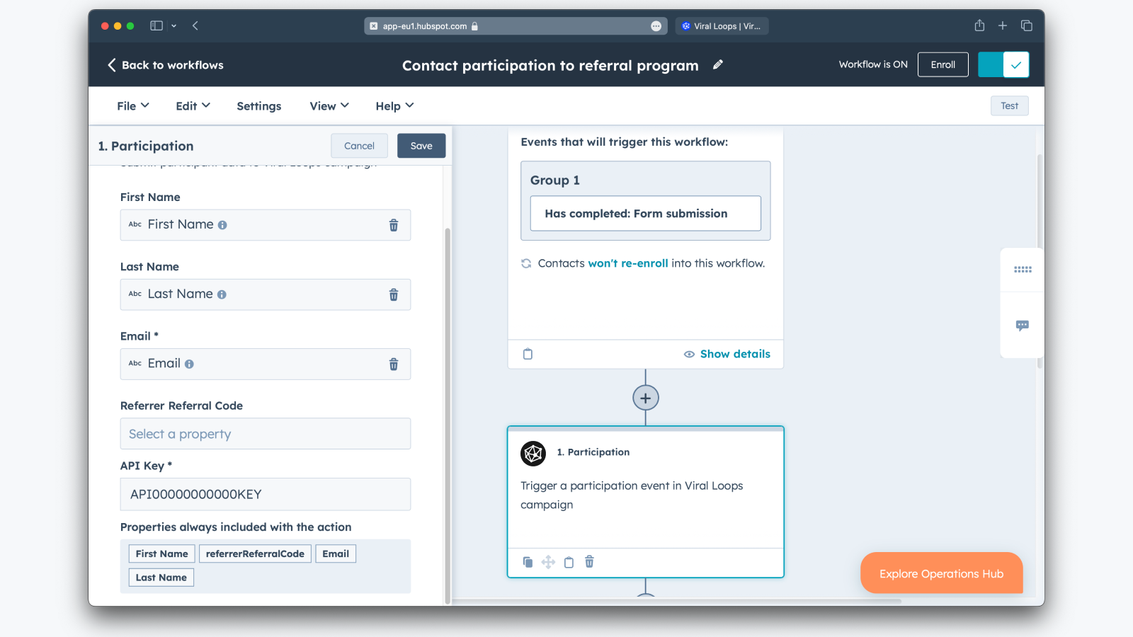 Capture referrals from HubSpot forms